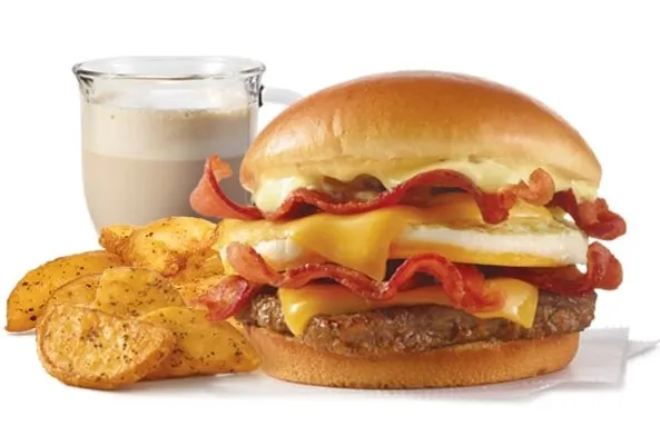 Wendy’s Breakfast Baconator combo