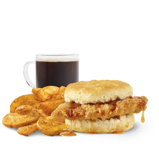 Wendys Honey Butter Chicken Biscuit Combo