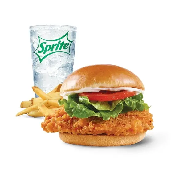 Wendy's spicy chicken sandwich combo